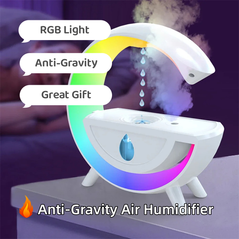 Anti-Schwerkraft-Luftbefeuchter 350 ml RGB-Nachtlicht