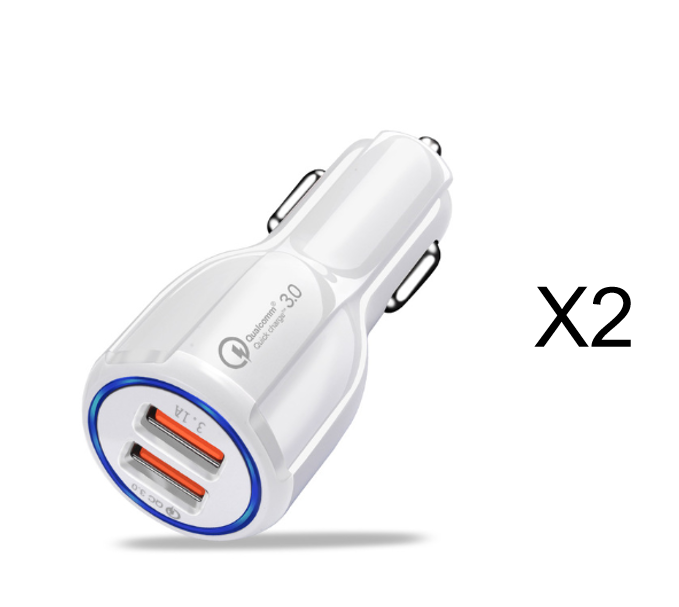 Schnell-Ladegerät 12V 2x USB