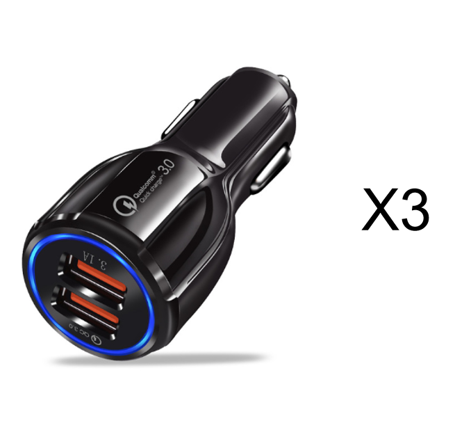 Schnell-Ladegerät 12V 2x USB