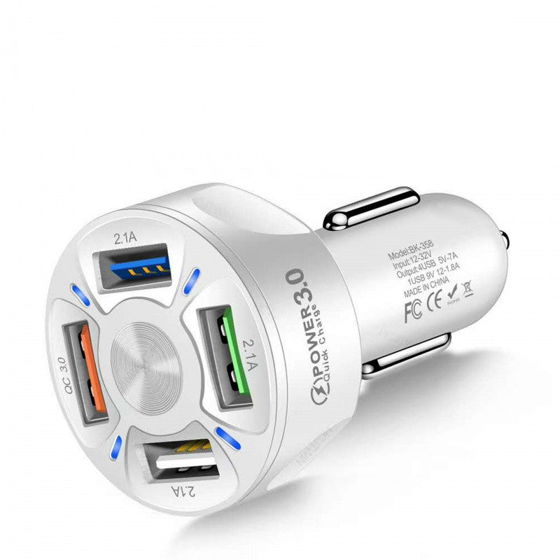 Schnell-Ladegerät 12V 4x USB