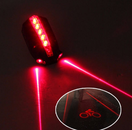 Fahrrad Rücklicht Laser Projektion