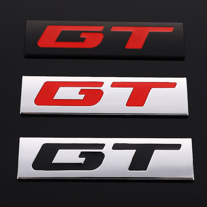 Auto metallischer Sticker GT