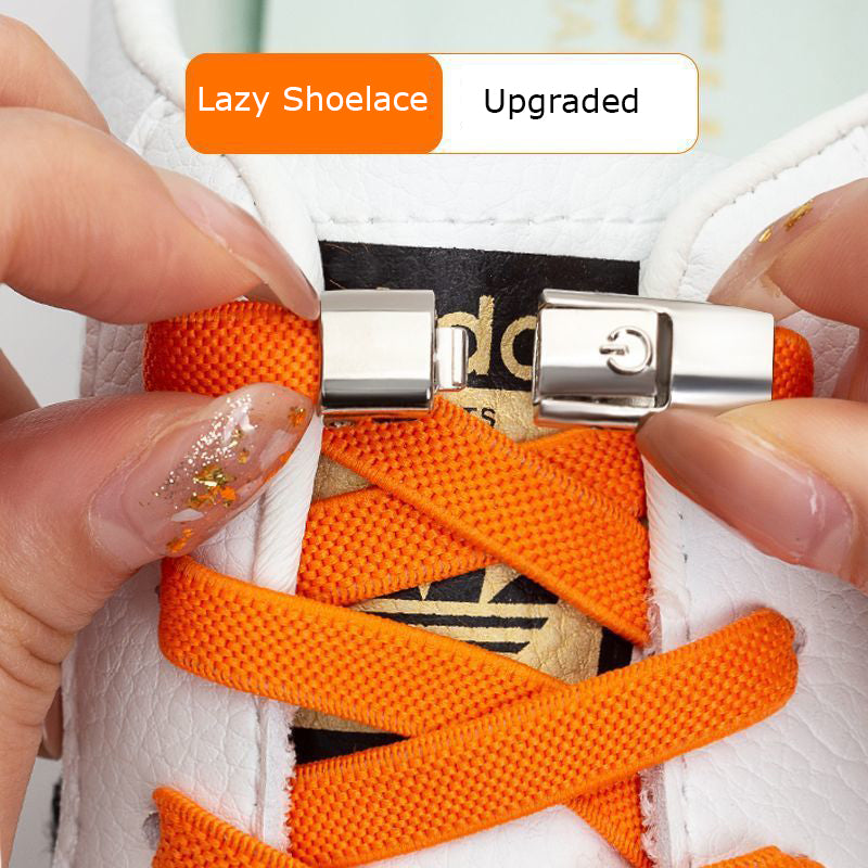 Schnürsenkel Press Lock ohne Krawatten elastisch Sneaker