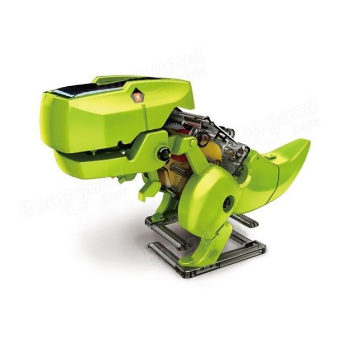 High-Tech DIY 4in1 solarbetriebener Dino-Robot