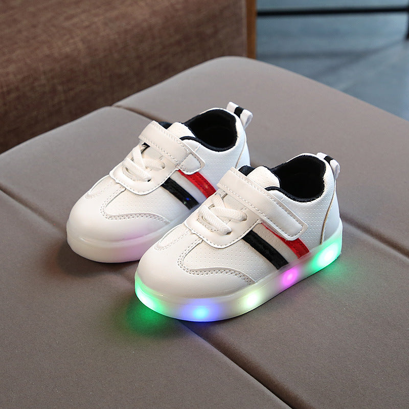 LED Kids Sneaker mit flexibler Sohle