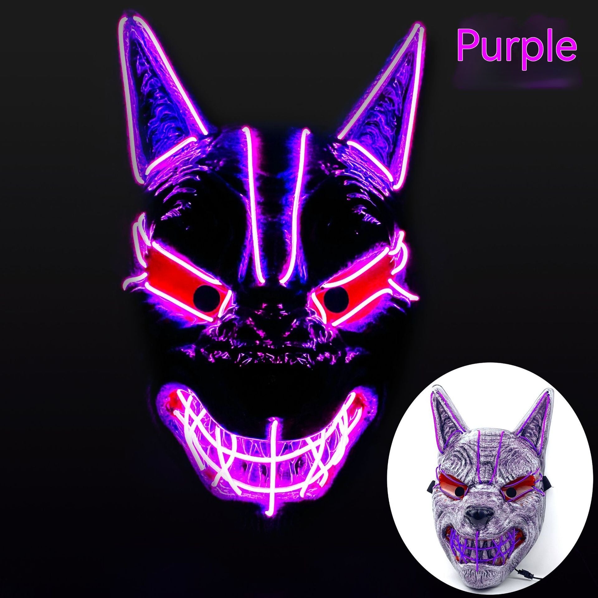 Halloween LED Maske