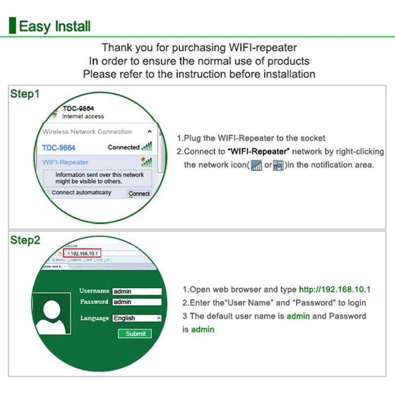 WLAN Repeater Verstärker 300mbit/s