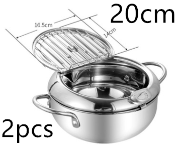 Kochtopf mit Frittieraufsatz