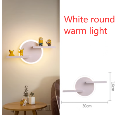 LED Wandlampe mit Abstellboard