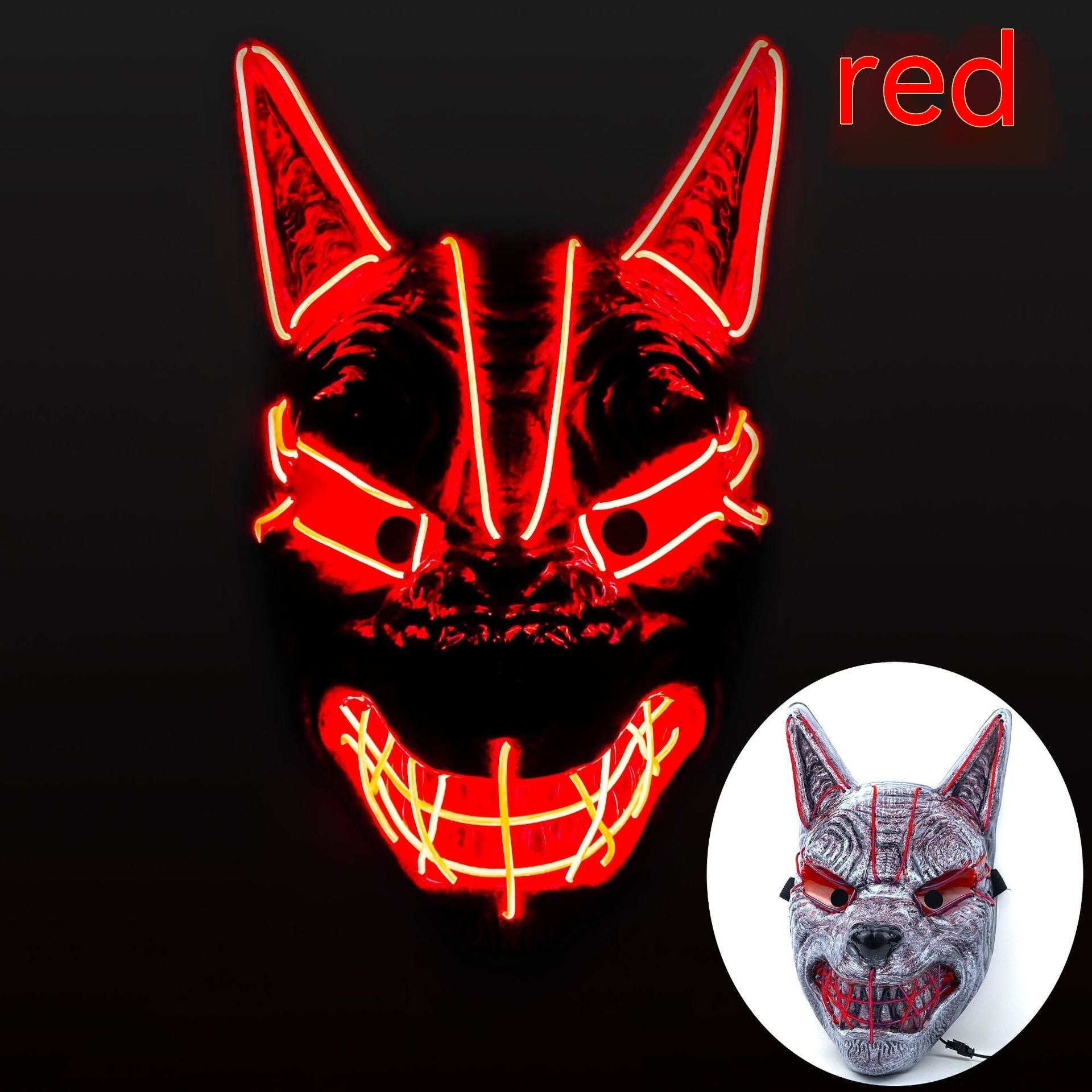 Halloween LED Maske