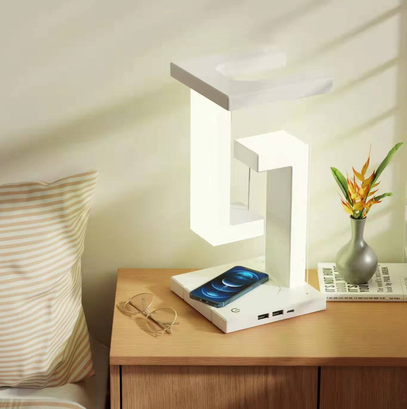 Smartphone Ladestation LED Lampe *NEU