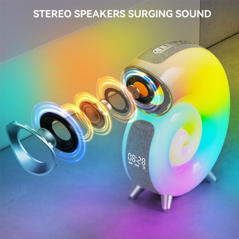 Conch Smart RGB Atmosphäre Licht Bluetooth Lautsprecher Wecker