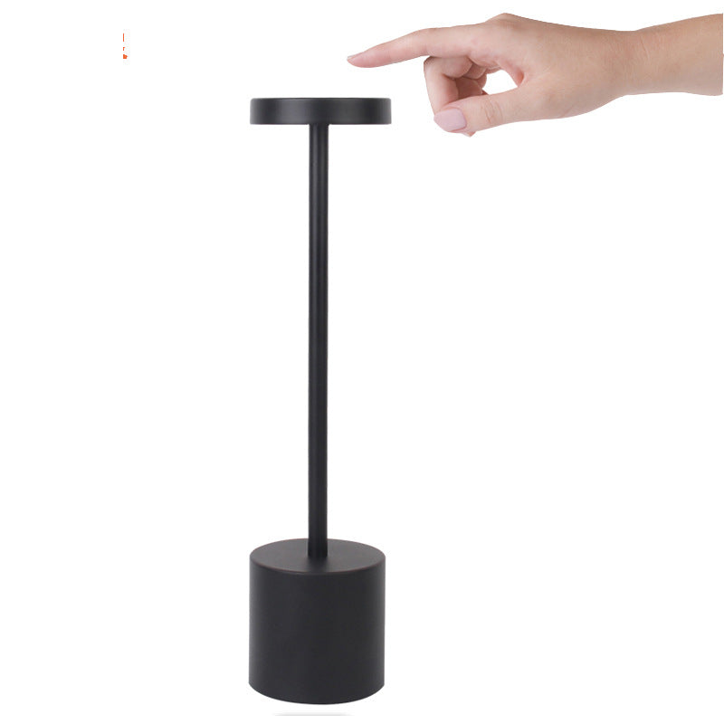 LED Aluminum Alloy Waterproof Rechargeable Desk Lamp Touch Dimming Metal Table Lamps For Bar Living Room Reading Camping Light