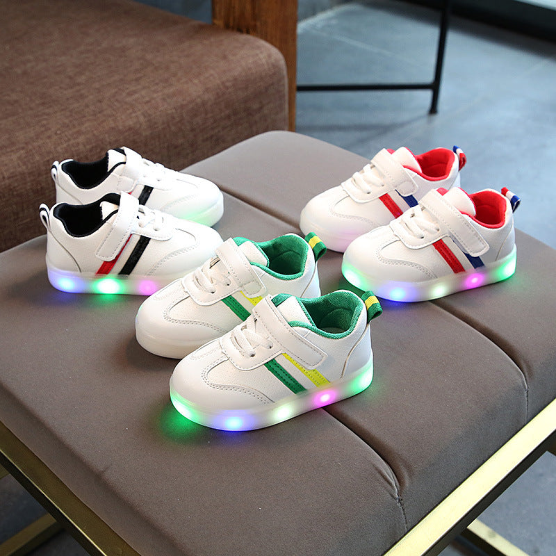 LED Kids Sneaker mit flexibler Sohle