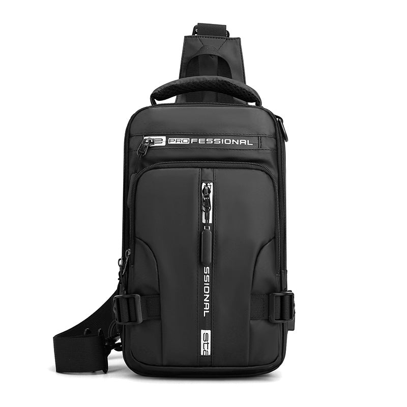 Umhängetaschen Herren, multifunktionaler Rucksack, Schulter- Brusttaschen