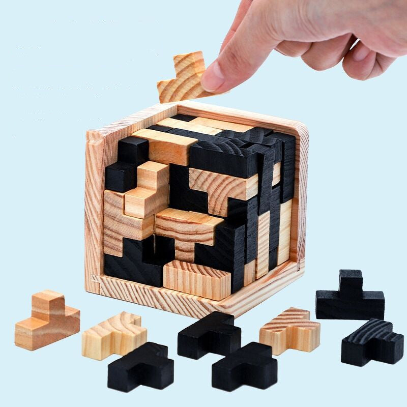 Holz Puzzle Block