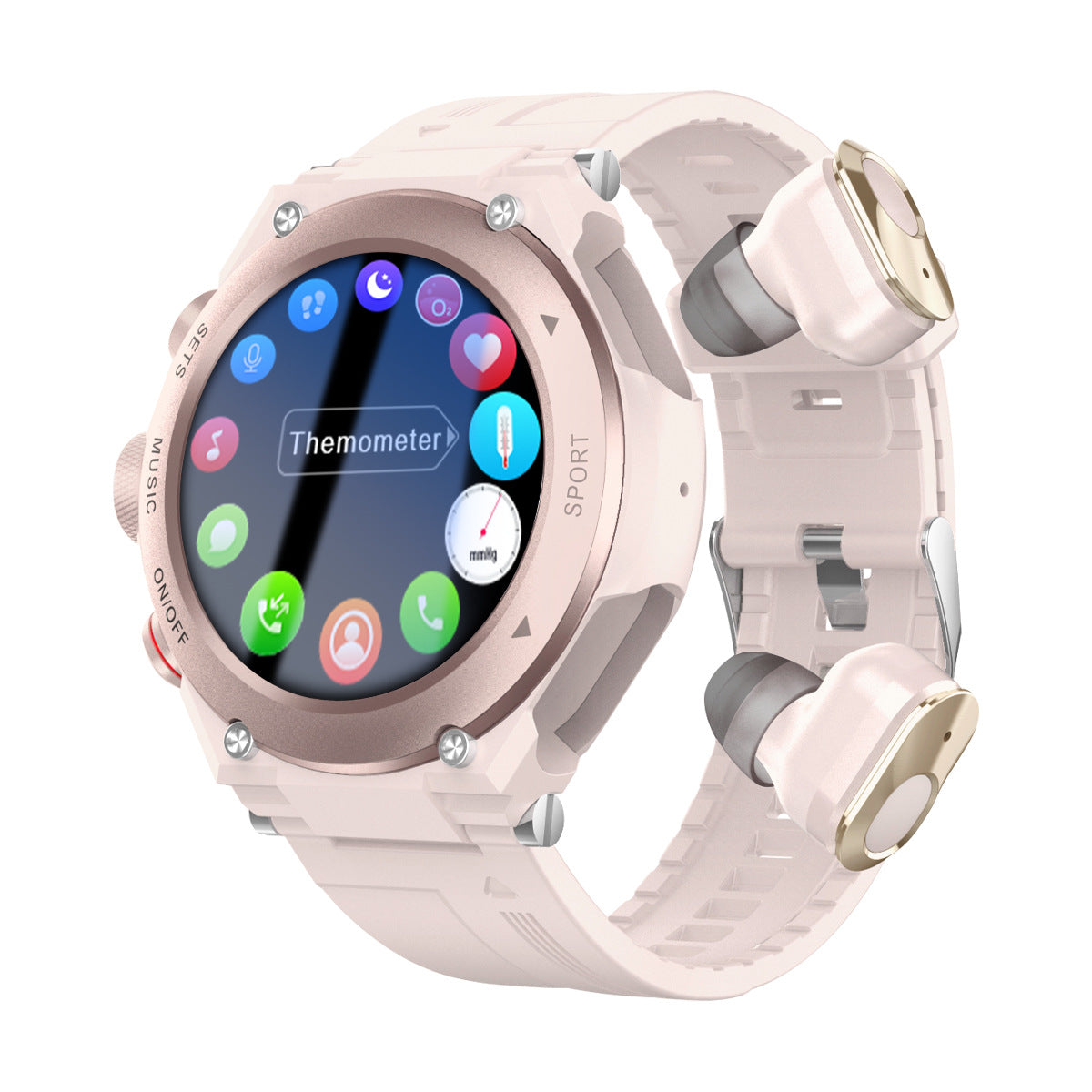 Sport-Smartwatch IPS mit Bluetooth und Headset