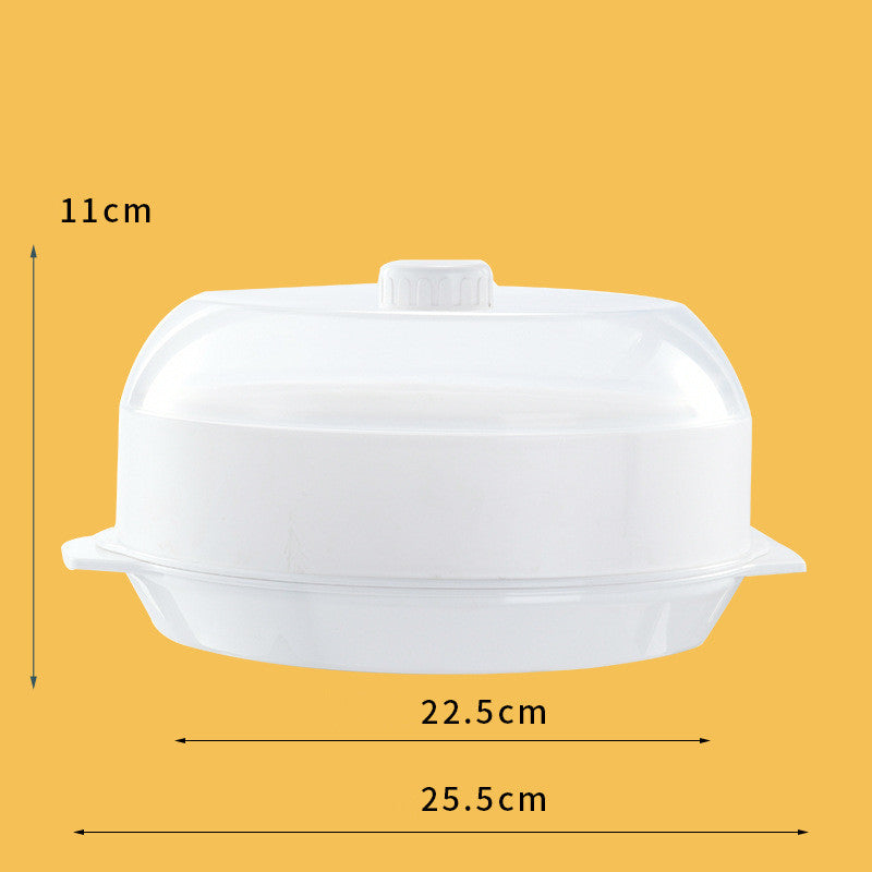 Heating With Lid Plastic Steamer