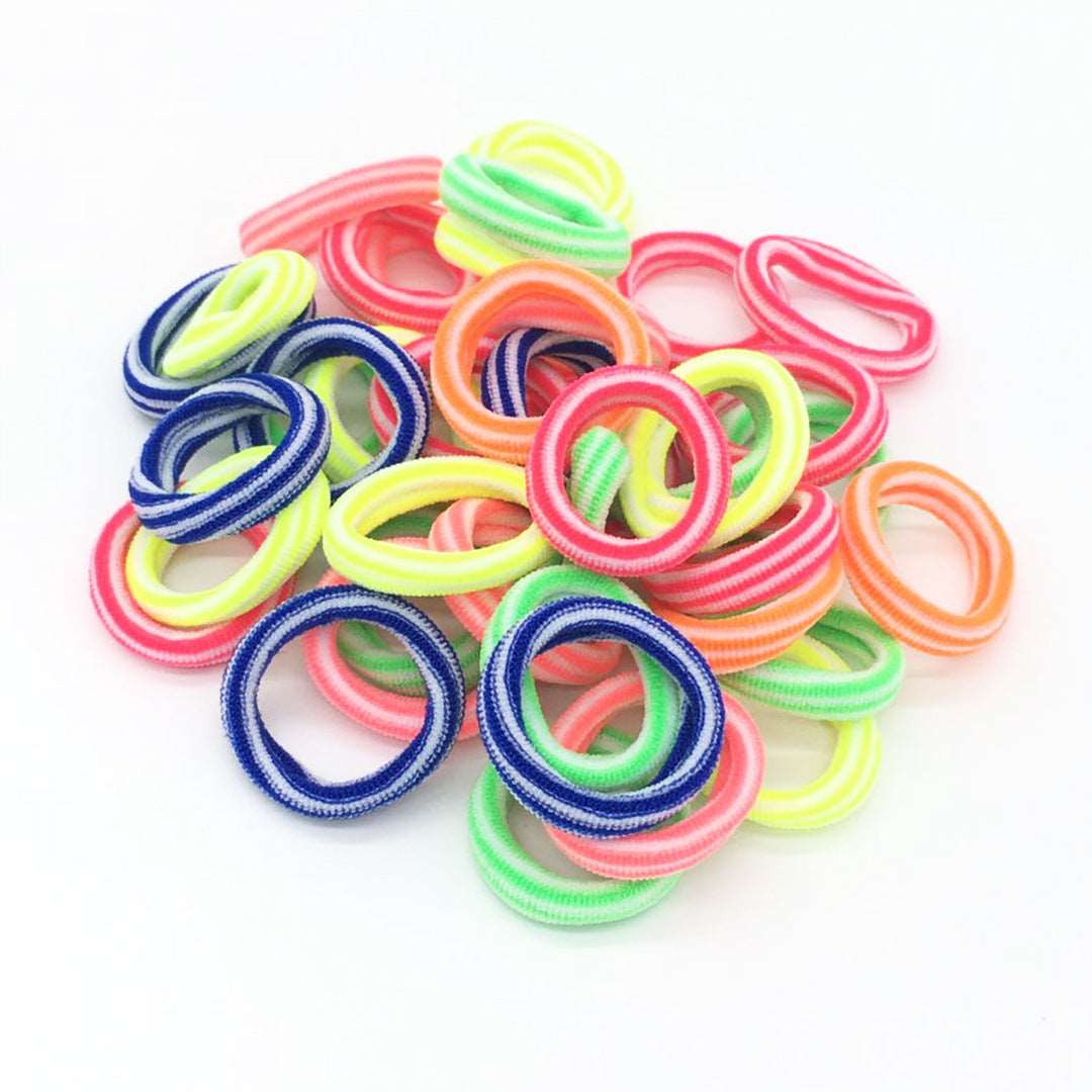 50 Seamless Candy-colored Bamboo Joint Small Size Towel Ring High Elasticity