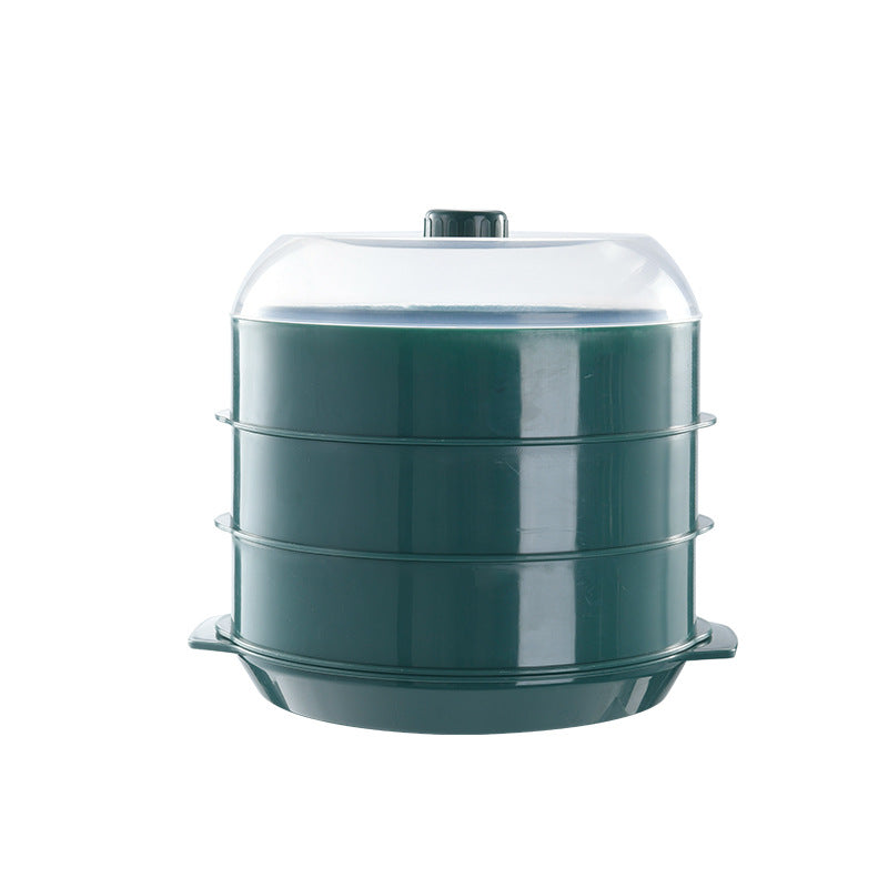 Heating With Lid Plastic Steamer