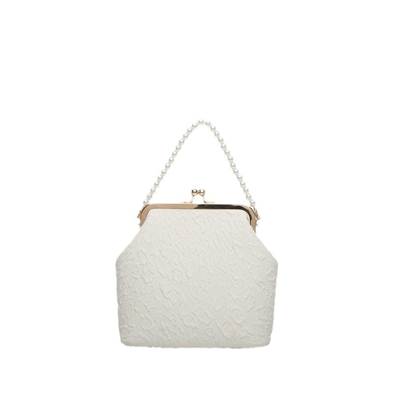 Pearl Tote Mini-Umhängetasche mit Kette