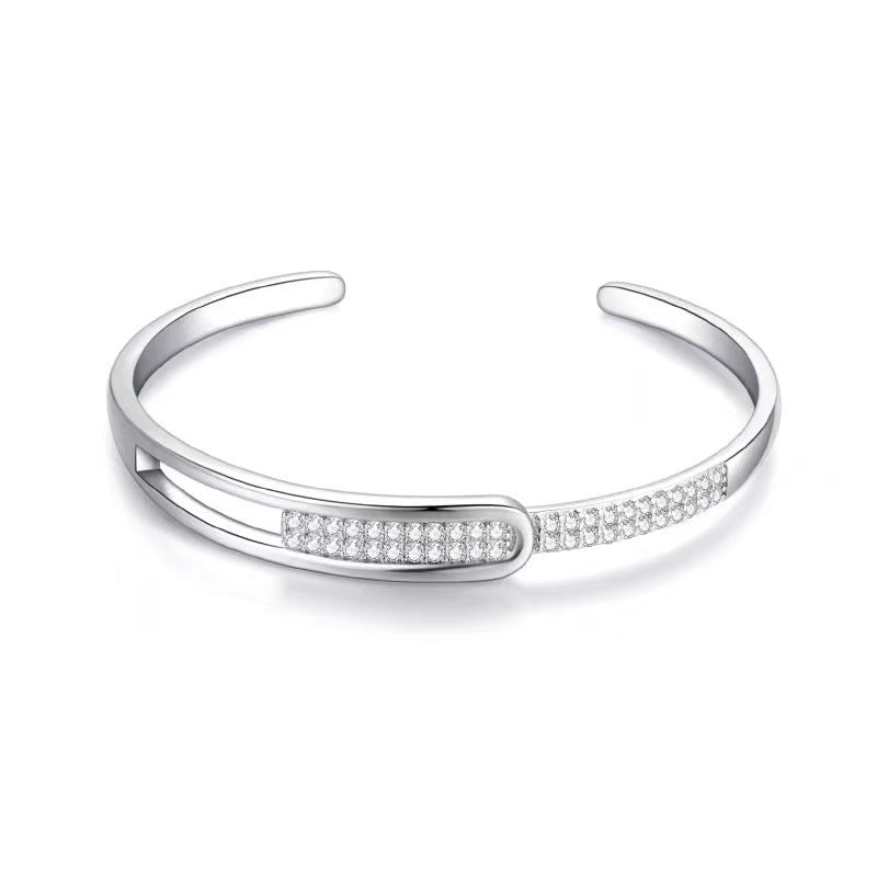 Armband aus Sterlingsilber S925-Diamant und Mikroeinlage