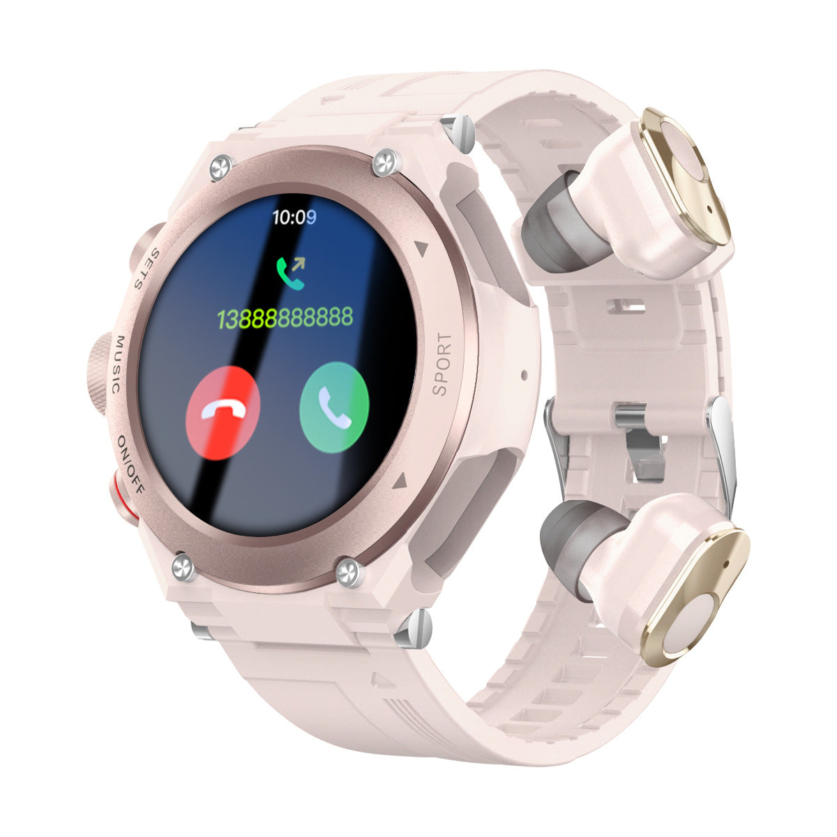 Sport-Smartwatch IPS mit Bluetooth und Headset