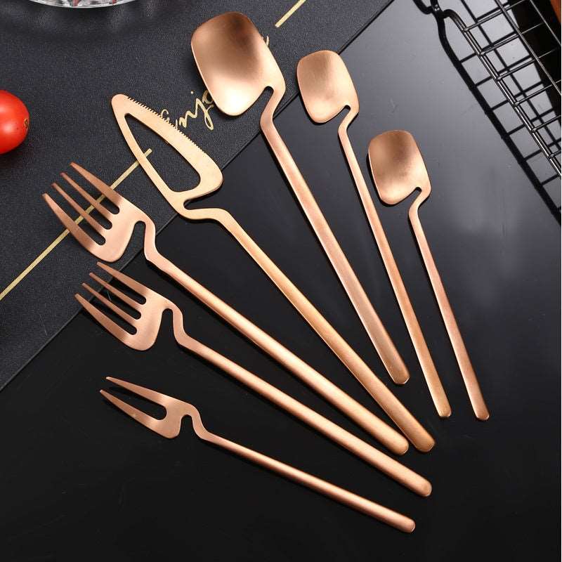 304 Stainless Steel Tableware Knife And Fork Stirring Spoon