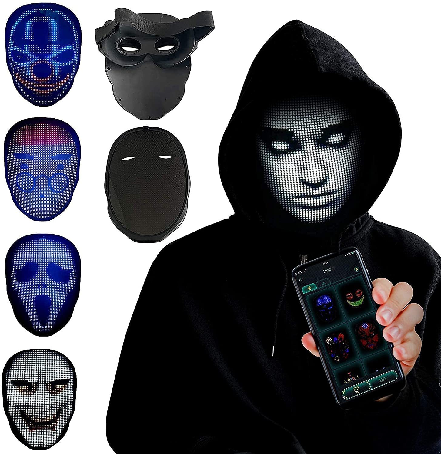 LED Screen Maske