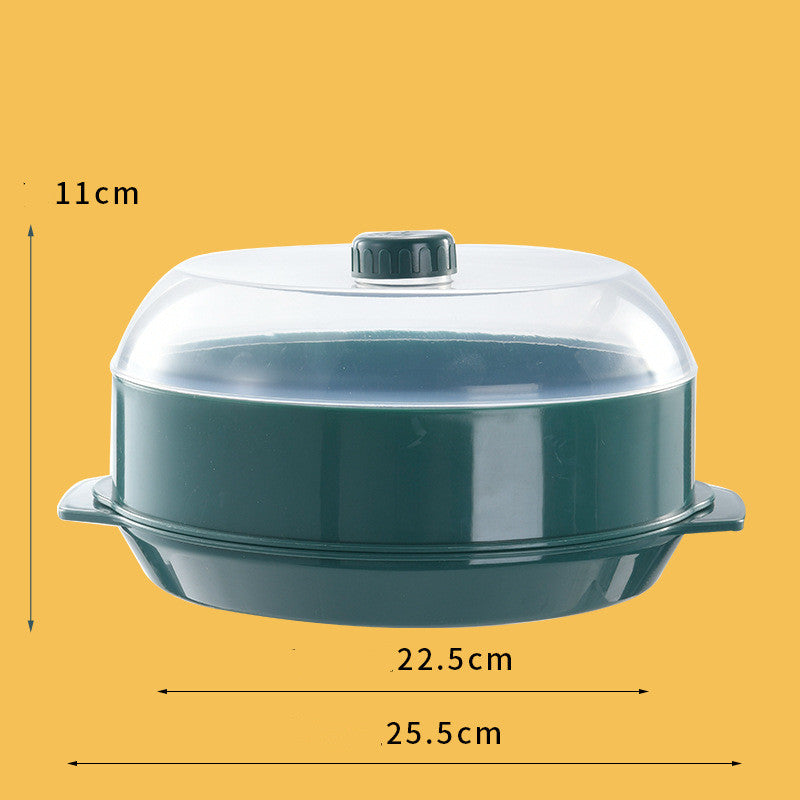 Heating With Lid Plastic Steamer