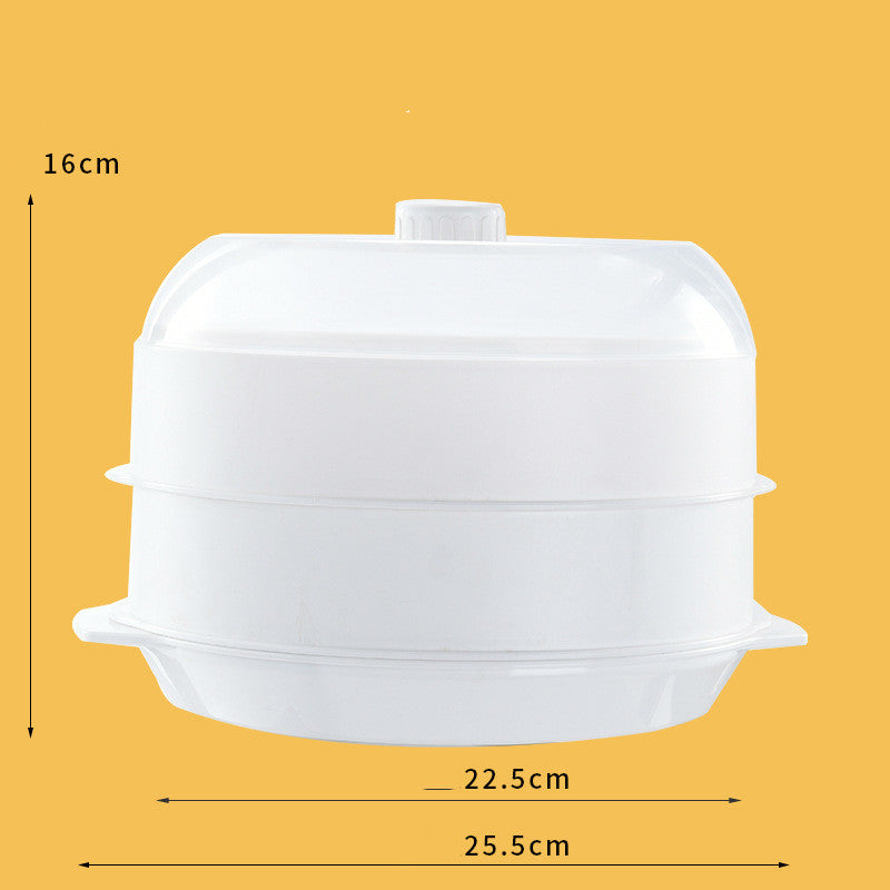 Heating With Lid Plastic Steamer