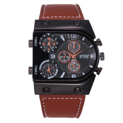 Large Dial Multi-movement Quartz Watch