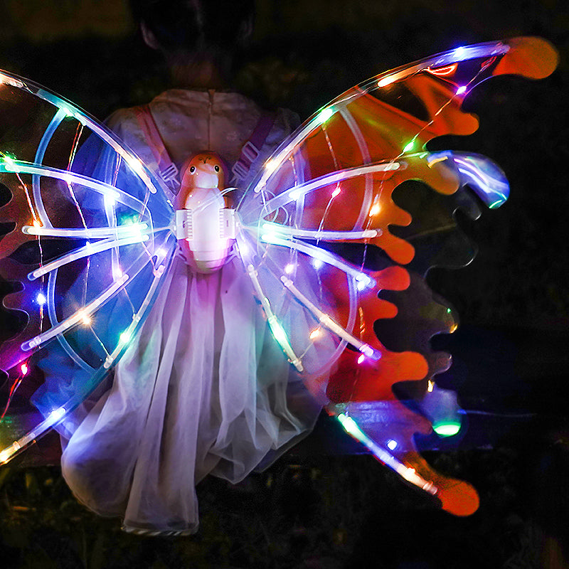 Feen-Flügel Kostüm elektrisch mit LED