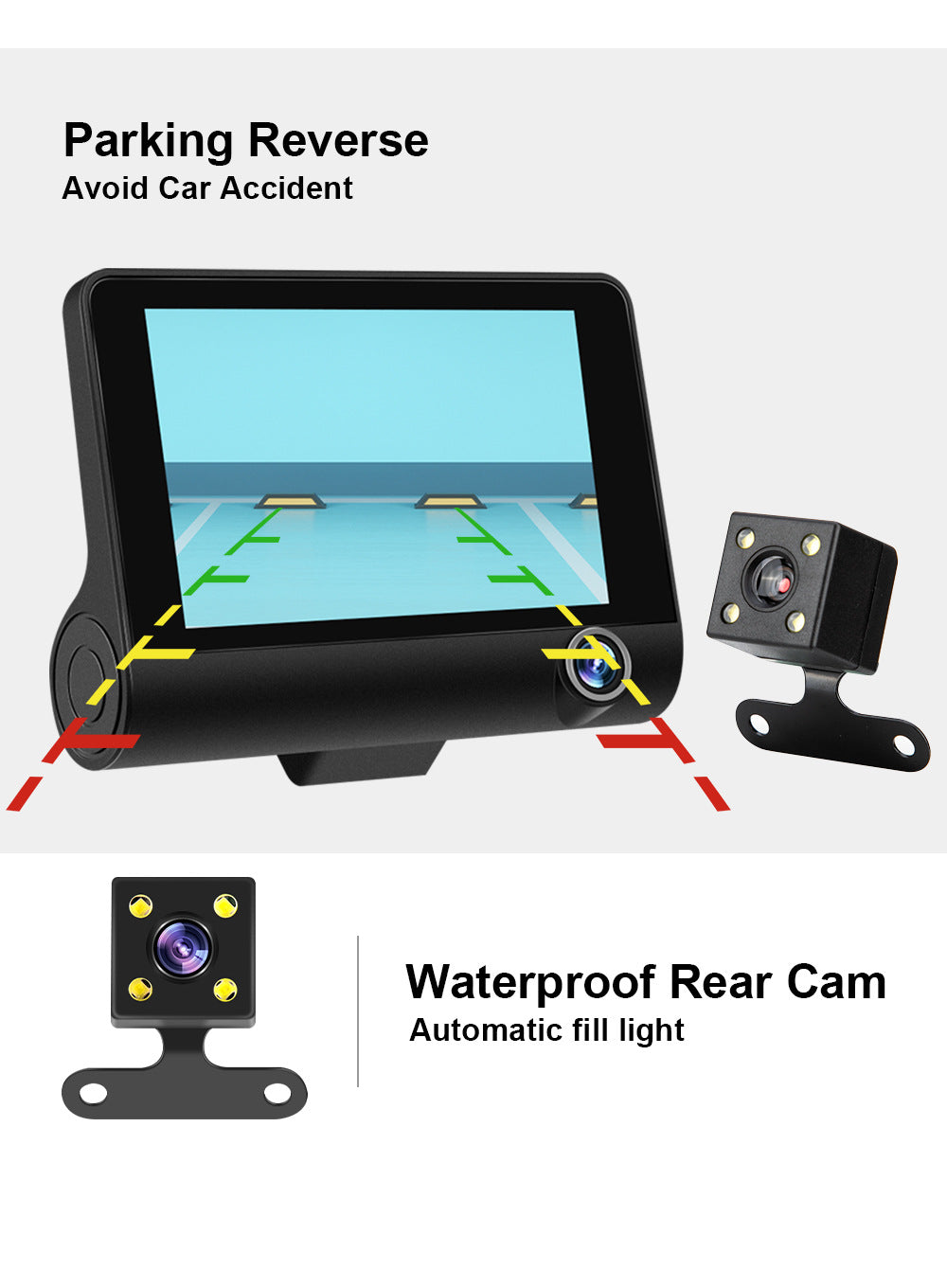 Dashcam mit Innenraum-Kamera