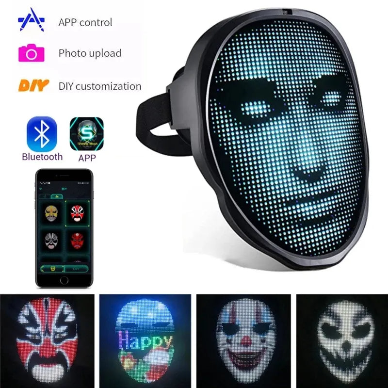 LED Screen Maske