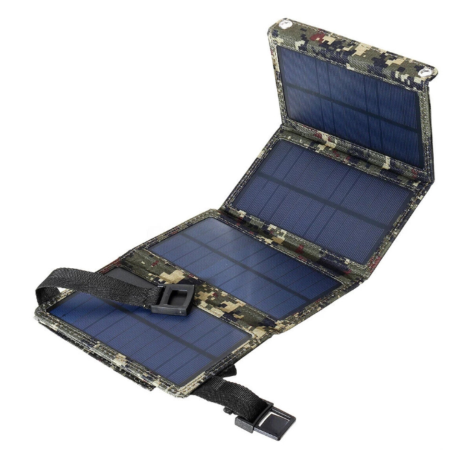 Solarpanel faltbar für mobiles Aufladen