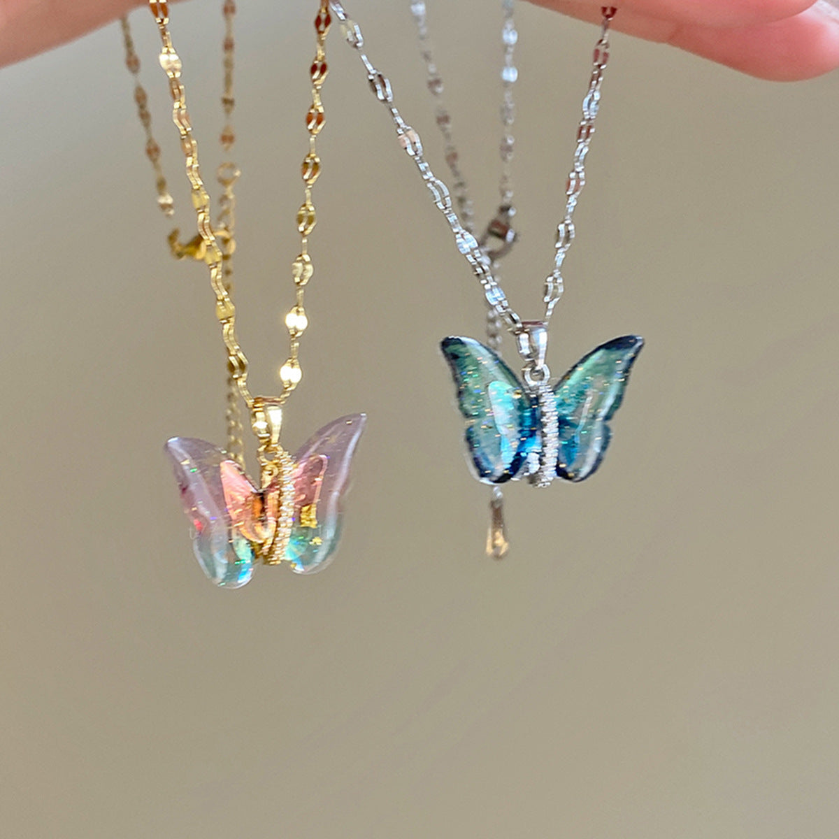 Traumhafte Schmetterlingsketten verschiedene Modelle